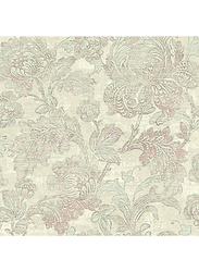 Wallquest Hampton House Floral Pattern Self Adhesive Wallpaper, 0.52 x 10 Meter, Beige