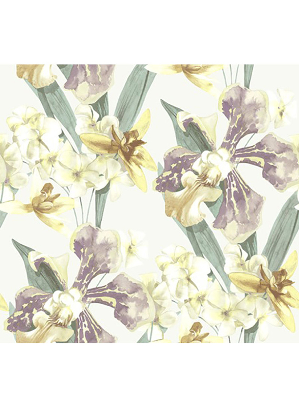 Wallquest Floral Pattern Decorative Wallpaper, 0.52 x 10 Meter, Multicolor