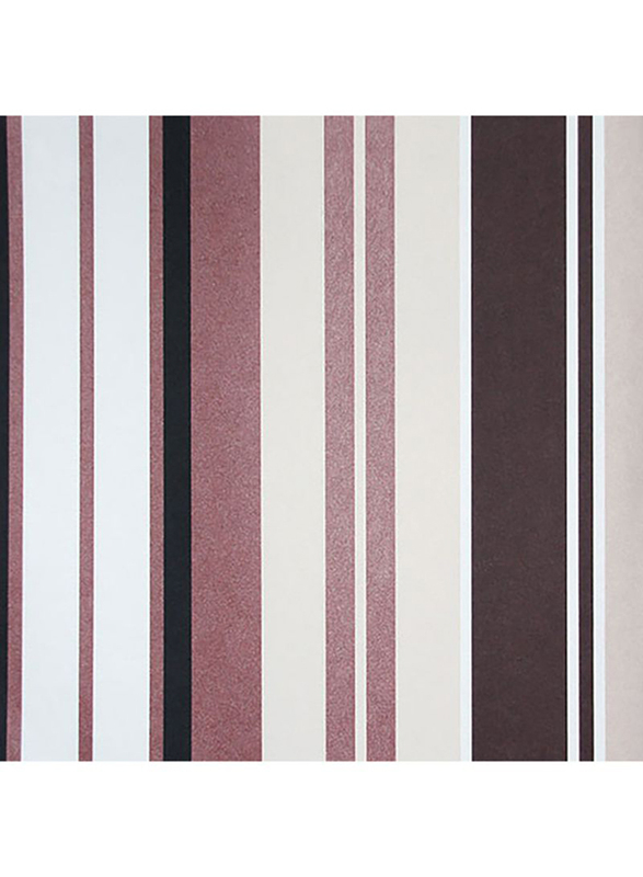 ID-Art Stripes Mystique Wall Covering, 10 x 0.53 Meter, Brown/Copper