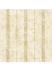 Wallquest Kashmir Stripes Pattern Wallpaper, 0.53 x 10 Meter, Beige