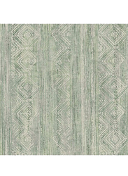 Wallquest Minerale Geometric Pattern Wallpaper, 0.53 x 10 Meter, Green