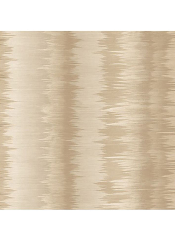 Wallquest Platinum Stripes Pattern Wallpaper, 0.53 x 10 Meter, Brown/Beige