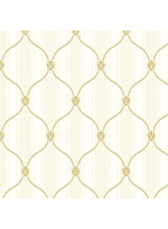 Wallquest Self Adhesive Wallpaper, 0.68 x 8.23 Meter, Gold