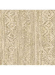 Wallquest Minerale Geometric Pattern Wallpaper, 0.53 x 10 Meter, Brown