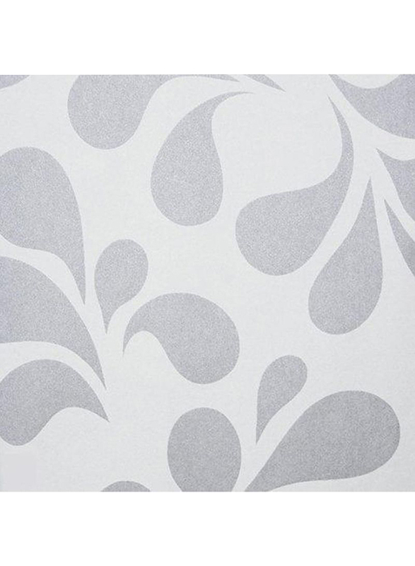 ID-Art Acanthus Mystique Wall Covering, 0.53 x 10 Meter, Light Grey/Silver
