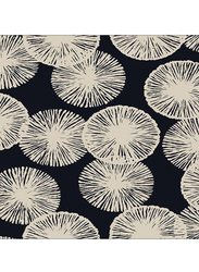 Wallquest Soleil Circles Pattern Wallpaper, 0.52 x 10 Meter, Black/Grey