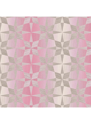 Wallquest Self Adhesive Wallpaper, 0.52 x 10 Meter, Pink/Gold/Brown
