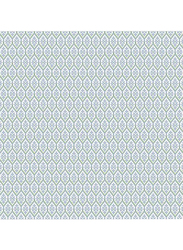 Wallquest Pajama Party Diamonds Printed Wallpaper, 10 x 0.52 Meter, Green/Blue