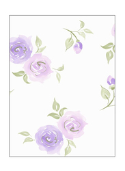 Wallquest Jelly Beans Rose Printed Wallpaper, 0.52 x 10 Meter, White/Purple/Green
