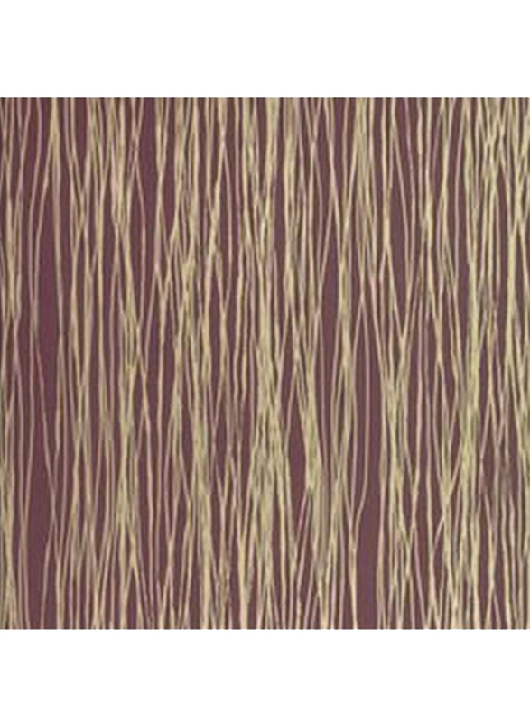 Prestigious Textiles Euphoria Stripes Printed Wallpaper, 10 x 0.53 Meter, Gold/Dark Purple