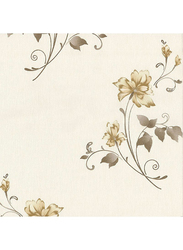 P+S International Novara Floral Printed Wallpaper, 10 x 0.52 Meter, Beige/Brown/Grey