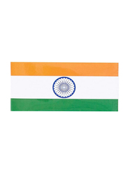 Maagen Flag of India Car Sticker, Multicolour