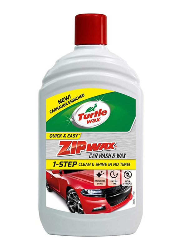 

Turtle Wax 500ml Zip Wax Super Concentrated Car Wash Shampoo & Wax, T75