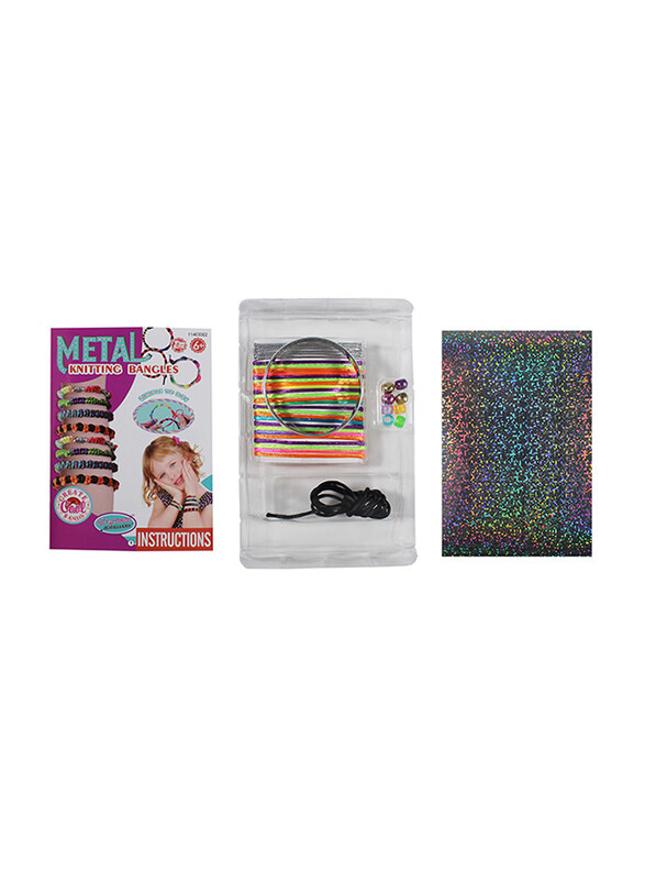 

Fun Kidz Metal Knitting Bangles Kits, Ages 6+