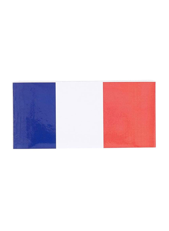 Maagen Flag of France Car Sticker, Multicolour