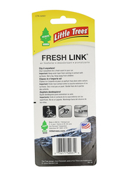 Little Trees Black Ice Fresh Link Car Air Freshener, Black