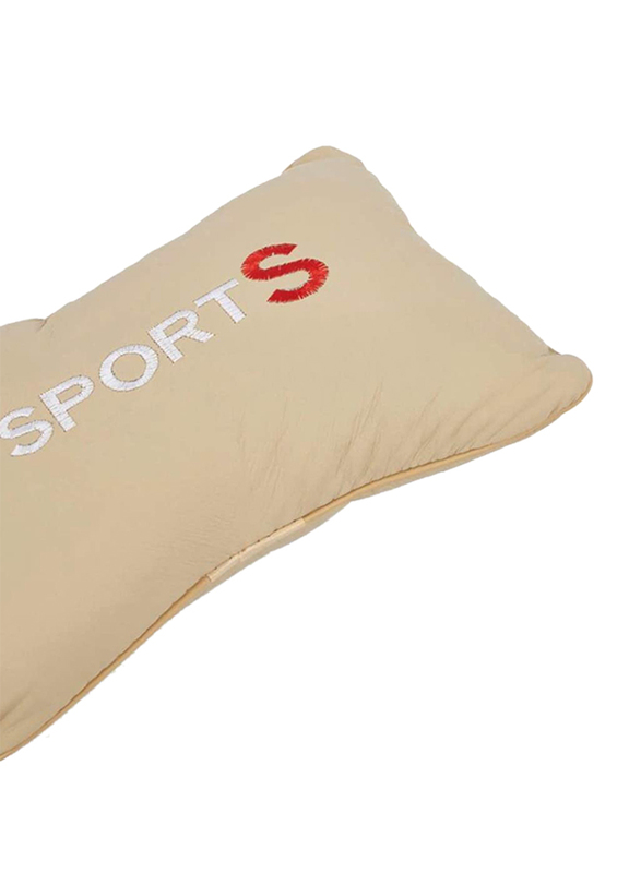 Maagen Sports Pillow, 2 Pieces, Beige