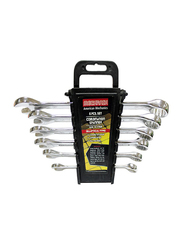 American Mechanix 6 Piece CRV Combination Spanner Set, Silver