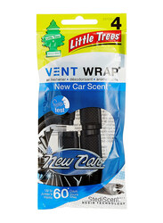 Little Trees Vent Wrap New Car Scent Car Air Freshener, Blue