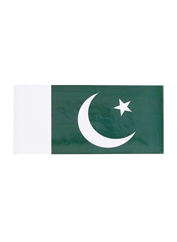 

Maagen Flag of Pakistan Car Sticker, Green/White