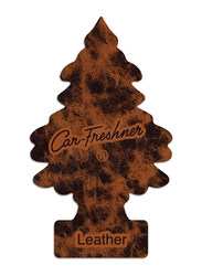 Little Trees Leather Fragrance Air Freshener, Mtr0016, brown