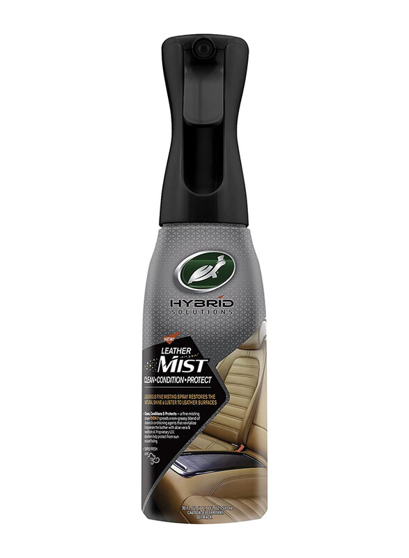 

Turtle Wax 20oz Hybrid Solutions Car Leather Cleaner & Conditioner Misting Spray, 53483, Grey