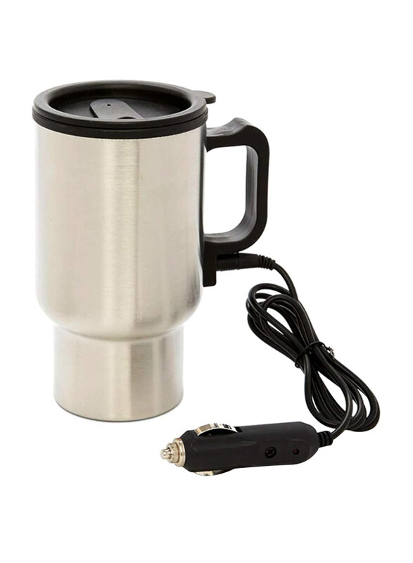 

Xcessories Travel Coffee Mug, X-2353, Silver/Black