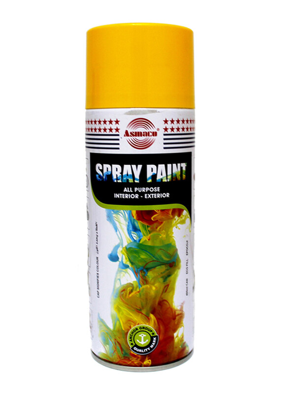 

Asmaco Spray Paint, DXB17, 400ml, Yellow