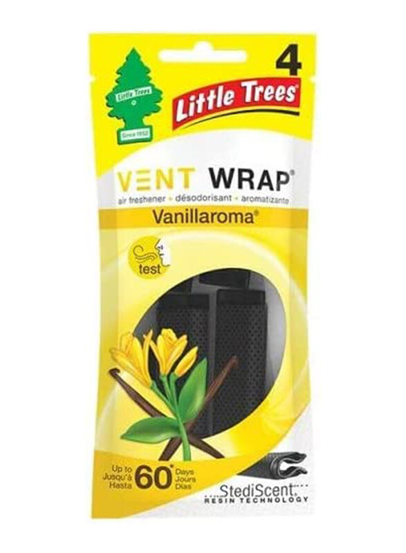 

Little Trees Vent Wrap Vanilla Car Air Freshener, Yellow