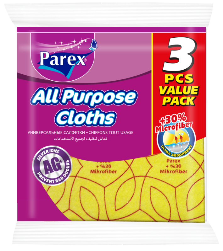 

PAREX ALL PURPOSE CLOTHS ( 3 PIECES VALUE PACK )