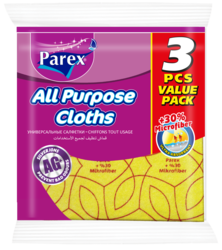 PAREX ALL PURPOSE CLOTHS ( 3 PIECES VALUE PACK )