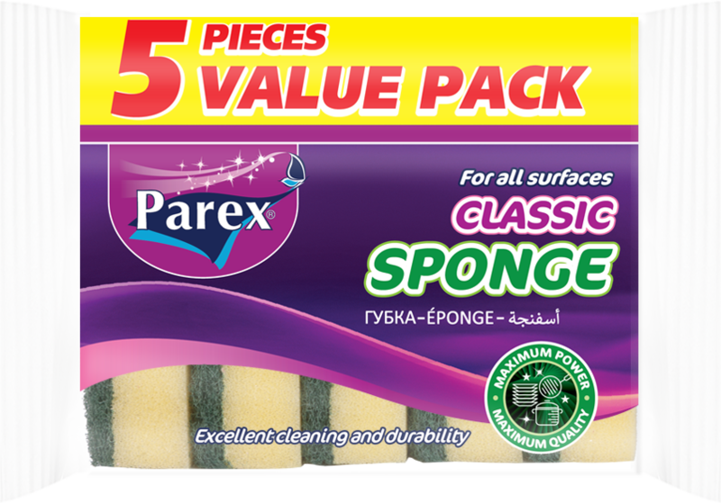 

PAREX SPONGE GREEN VALUE 5 PIECES