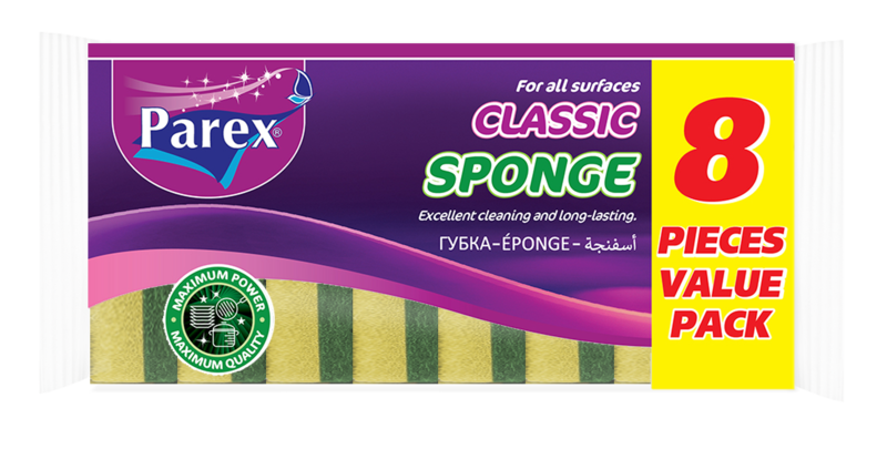 

PAREX SPONGE GREEN VALUE 8 PIECES