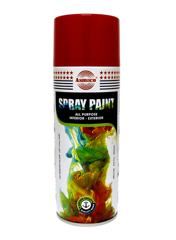 Asmaco Spray Paint, DXB14, 400ml, Red