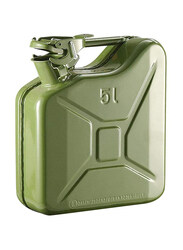 Xcessories Jerry Stainless Steel Fuel Can, 5 Litres, Grey