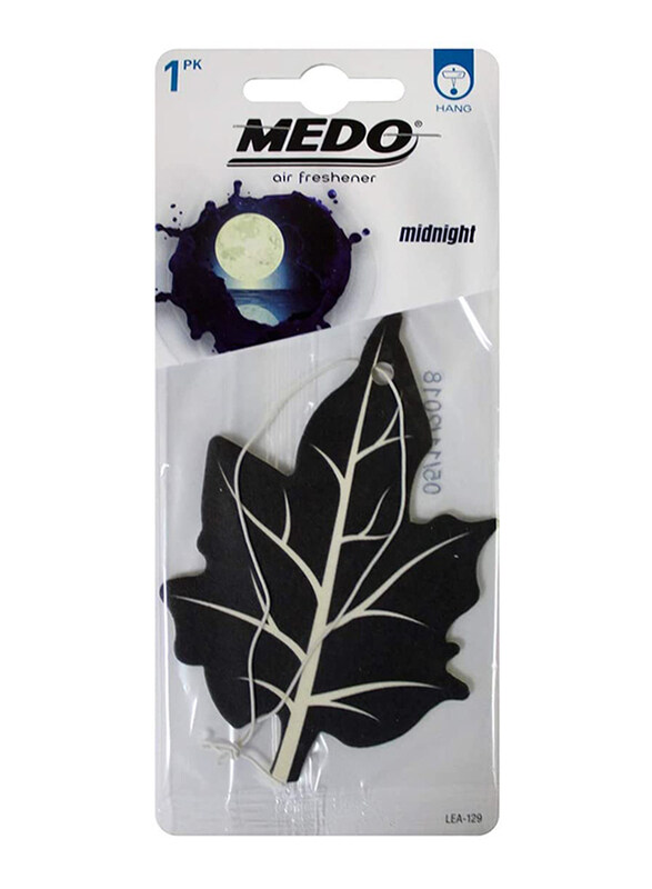 

Medo Midnight Car Air Freshener, LEA-129, Black