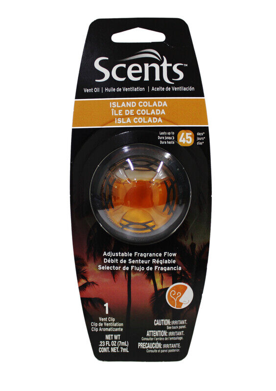 

Scents Vent Oil Island Colada Car Air Freshener