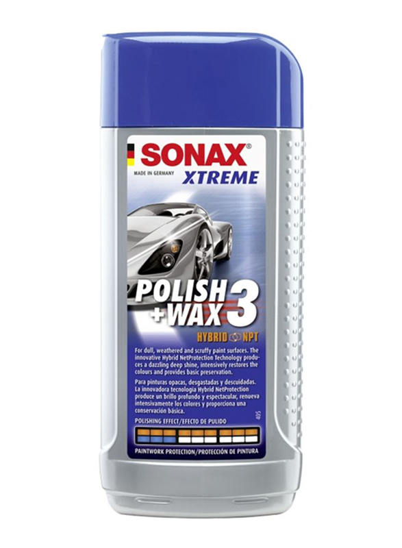 Sonax 250ml Xtreme Polish & Wax 3 Hybrid NPT