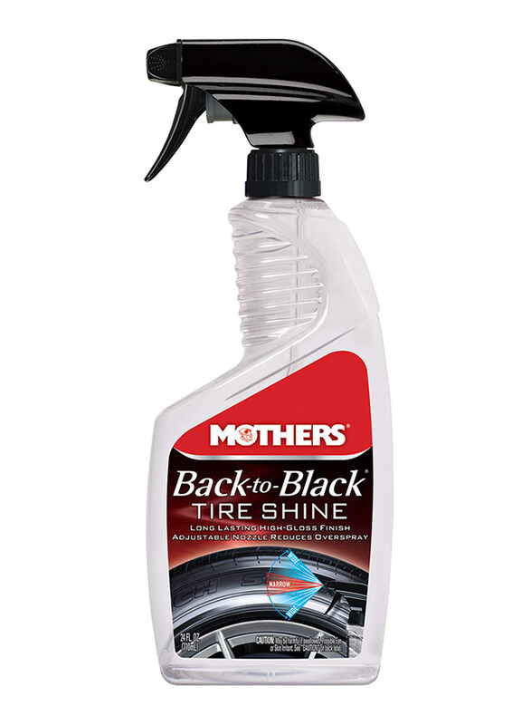 

Mothers 710ml Back To Black Car Tire Shine, Clear