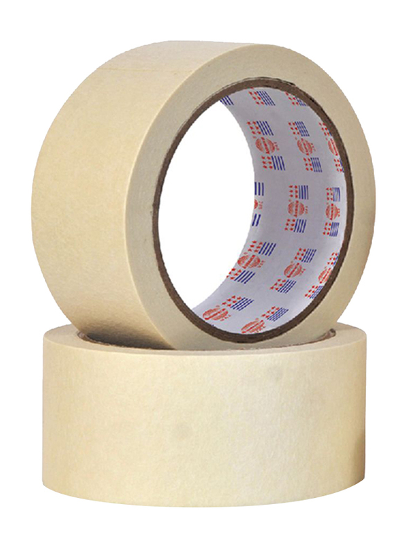 Asmaco Masking Tapes, 48mm, 24 Pieces, Beige
