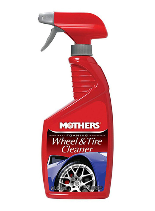 

Mothers 710ml Wheel and Tire Cleaning Foam, 5924, Red