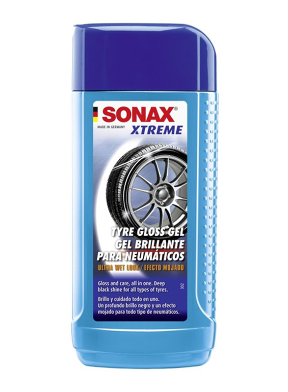 Sonax 250ml Xtreme Tire Gloss Gel, Blue