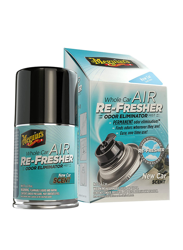Meguiar's 57gm Whole Car Air Re-Fresher Odor Eliminator Mist