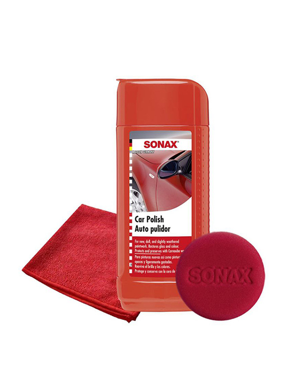 

Sonax Car Polishing Kit with Sponge & Microfiber Towel