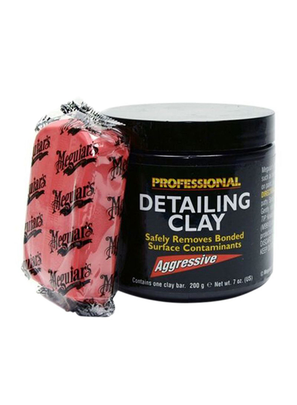 Meguiar's 200gm Professional Detailing Clay, Red