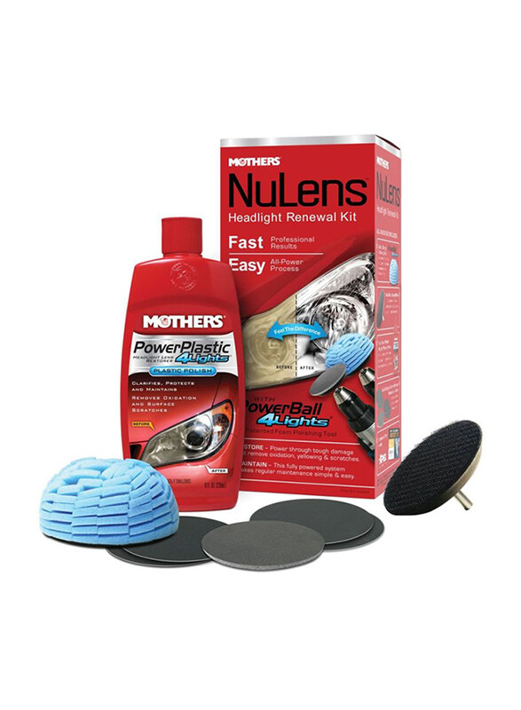 

Mothers Nulens 236ml Headlight Renewal Kit for Car, Red