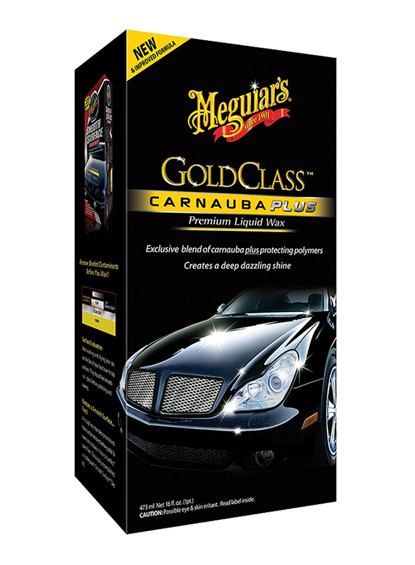 Meguiar's 473ml Gold Class Car Polishing Wax, Black