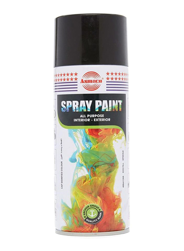 Asmaco 400ml Spray Paint, Black
