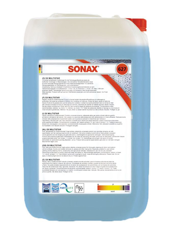 Sonax 10Ltr SX Multi-Star 627 Car Cleaner, Blue
