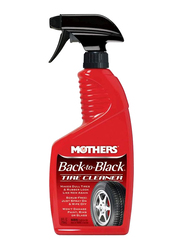 Mothers 24Oz Back To Black Tire Cleaner, Red